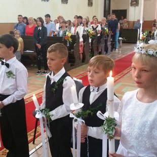 Bērniem 1.Sv.Komūnija Nīcgalē 19.06.16.g.