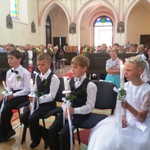 Bērniem 1.Sv.Komūnija Nīcgalē 19.06.16.g.