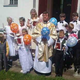 Bērniem 1.Sv.Komūnija Nīcgalē 19.06.16.g.