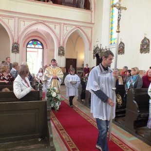 Bērniem 1.Sv.Komūnija Nīcgalē 28.06.15.g.