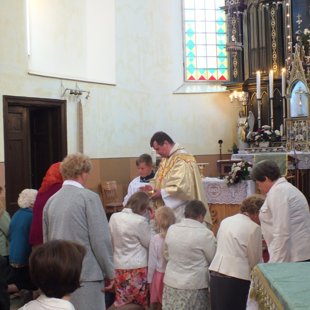 Bērniem 1.Sv.Komūnija Nīcgalē 28.06.15.g.