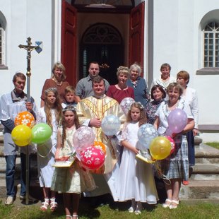 Bērniem 1.Sv.Komūnija Nīcgalē 28.06.15.g.