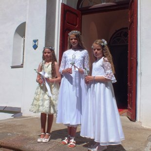 Bērniem 1.Sv.Komūnija Nīcgalē 28.06.15.g.