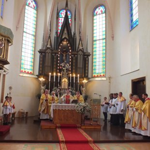 Bīskapa vizitācija Nīcgales draudzē 09.07.2017