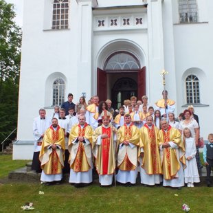 Bīskapa vizitācija Nīcgales draudzē 09.07.2017