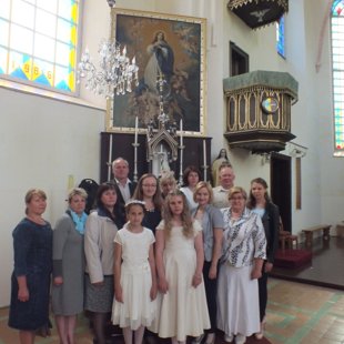 Nīcgales draudzes koris bīskapa vizitācijā 09.07.2017