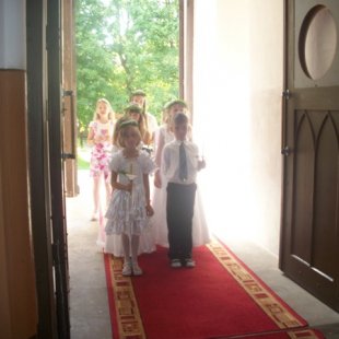 Madalienas dr. bērniem 1.Sv.Komunija Nīcgalē 2013.g.